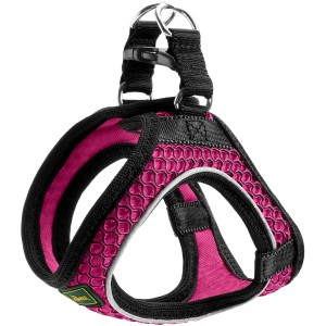 Pinkes Hunter Hilo Comfort Hundegeschirr Gr. XS-S für kleine Hunde.