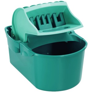 Leifheit Wischtuchpresse Profi compact 8 l, Reinigungsgerät mit Auswringfunktion für Bodenwischer.
