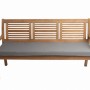 Graues Setgarden Kissen auf Gartenbank für 2-Sitzer, 100x60cm. Bequeme Sitzauflage für Gartenmöbel.