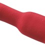 Rote, vollisolierte Flachsteckhülse für Kabel 0,5-1,5 mm² im Bereich Autoelektrik.