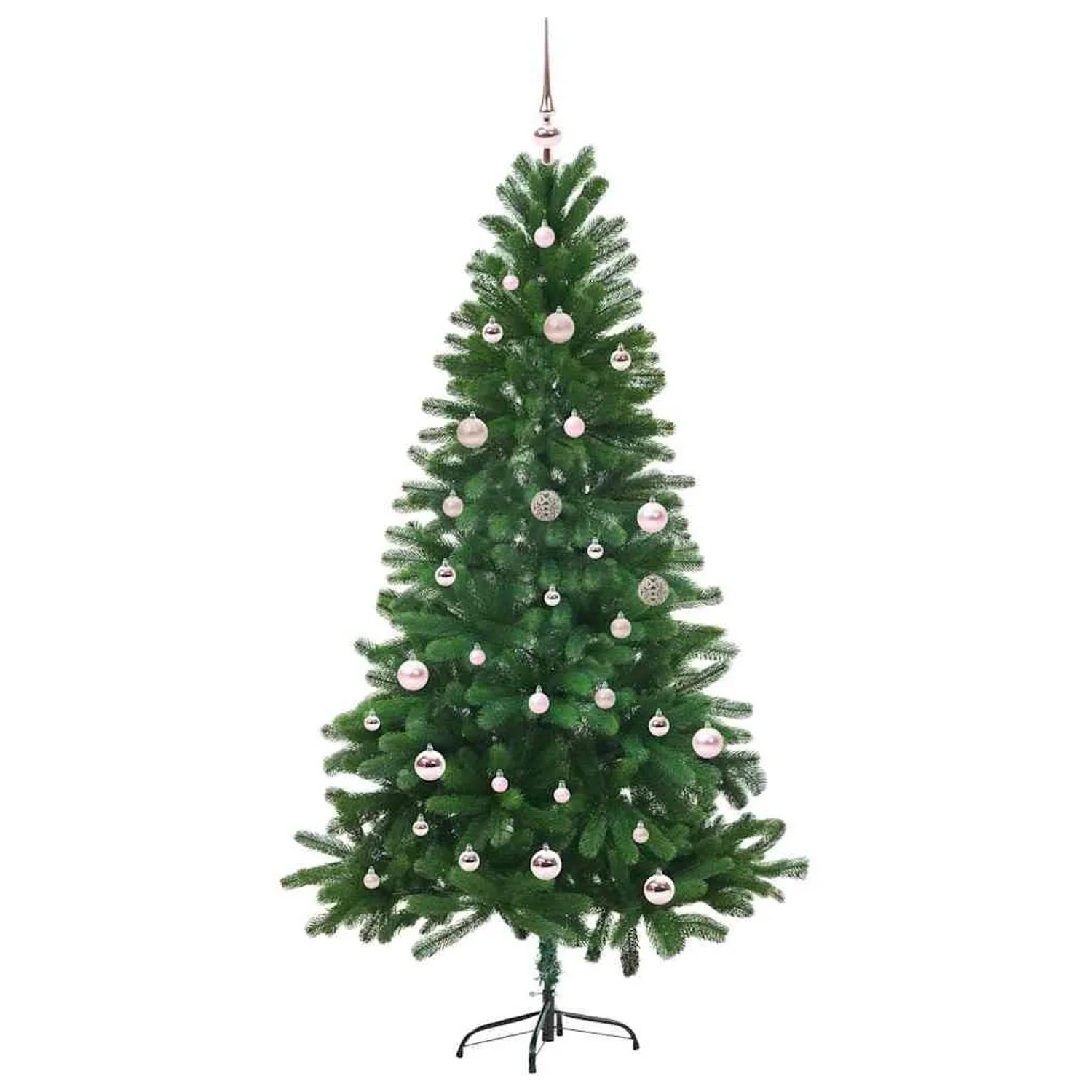 vidaXL Weihnachtsbaum mit 150 LEDs mit Ständer Grün 150 cm PE 3396320