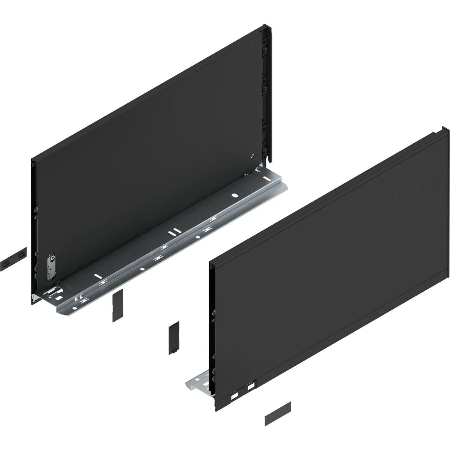 Blum Zarge Legrabox Pure Höhe F Nennlänge 450 mm Carbonschwarz Matt