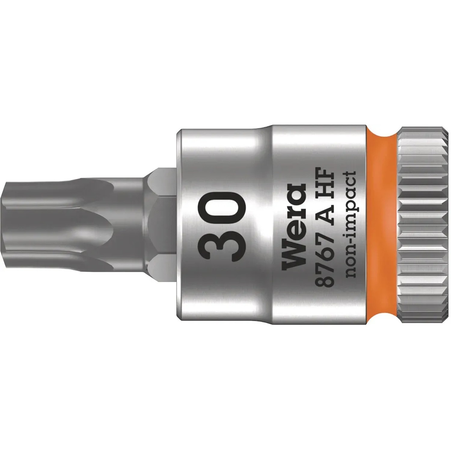 Wera Zyklop Bitnuss 8767 A HF mit 6,3 mm (1/4 Zoll)-Antrieb TX 30 x 28 mm