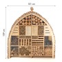 Großes, zweiteiliges Kobolo Insektenhotel LUXURY XXL aus Holz, 101x23x109 cm, für Nützlinge.