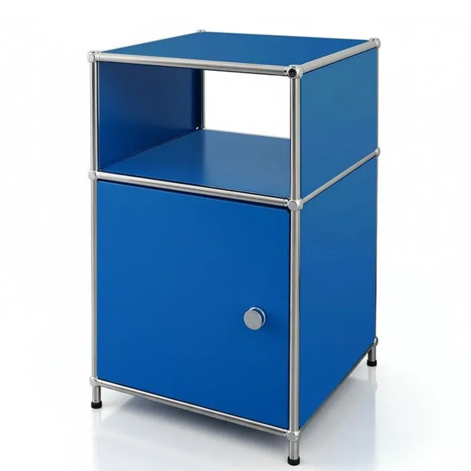 Floordirekt Metallregal Concept Epure MK-040 3 Ebenen 40 x 40 x 65 cm Blau günstig online kaufen