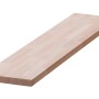 Fein geschliffene Leimholzplatte Buche, 200x60x2,8 cm, ideal für Regalböden und Möbelbau.