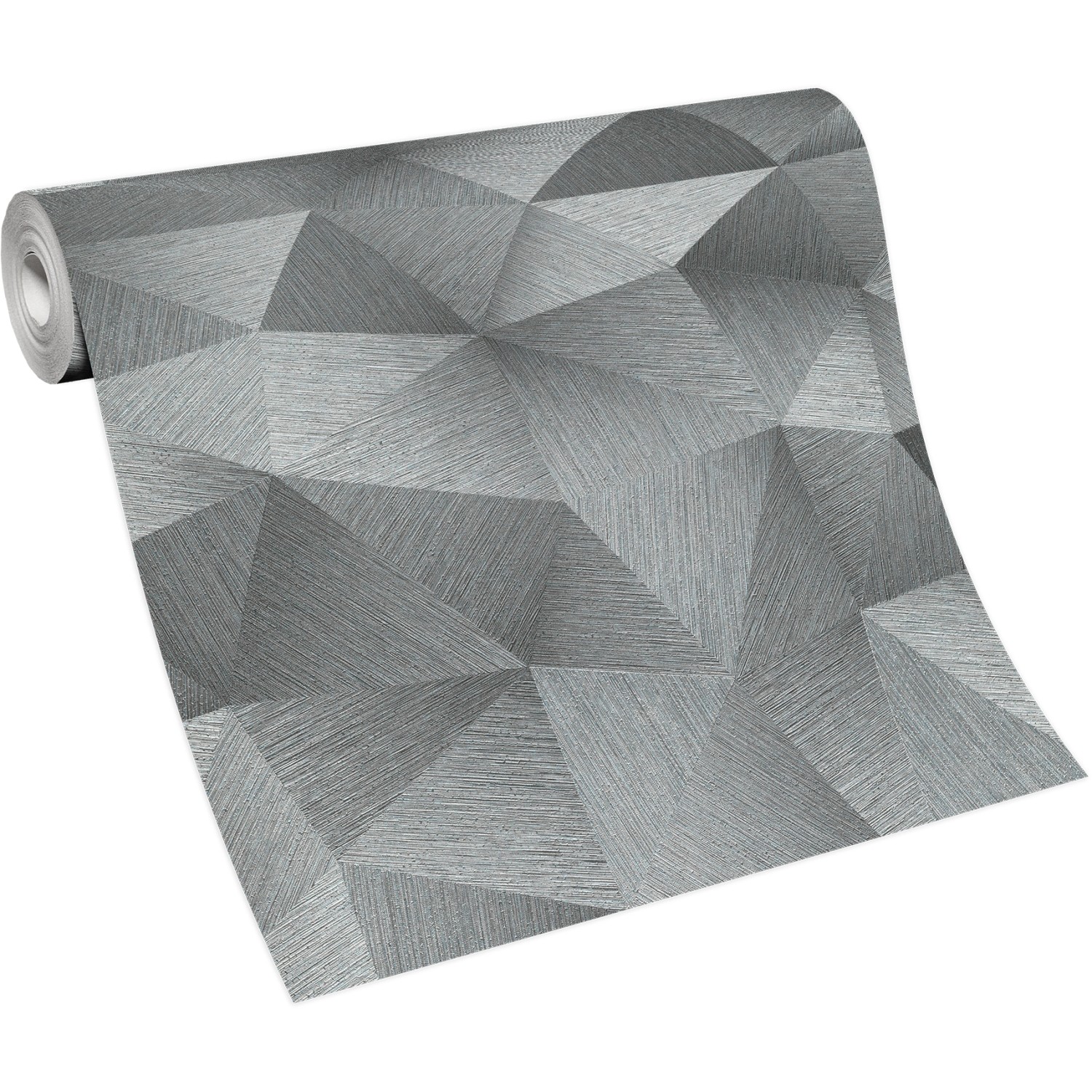 Rolle Erismann Vliestapete Guido Maria Kretschmer Grafik Grau mit 3D-Effekt.