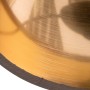 Detailaufnahme: Goldfarbene Innenseite eines Lampenschirms der Näve Wand- und Deckenleuchte Maron.