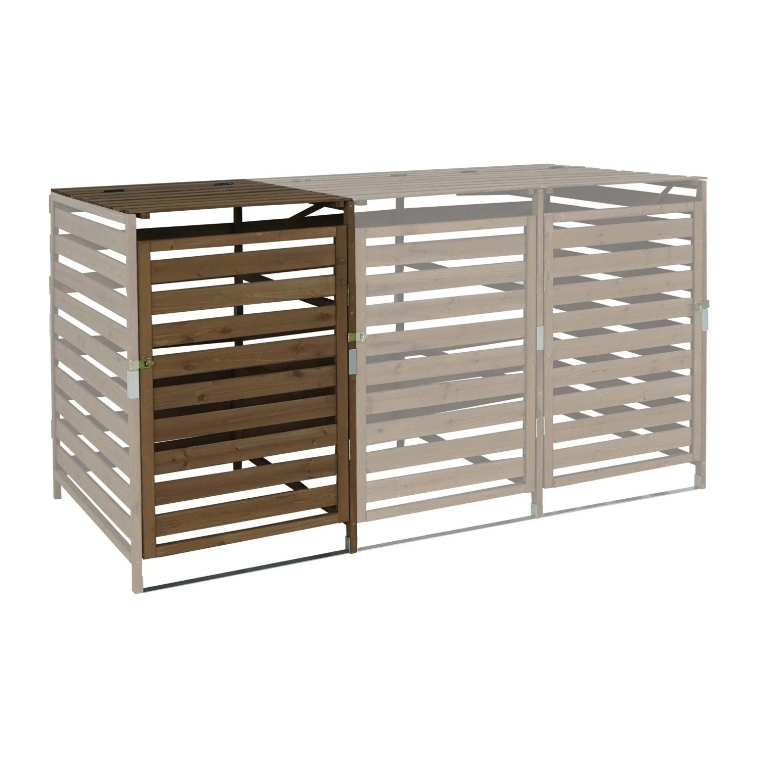 Proregal XL 1er-/2er-Mülltonnenverkleidung Erweiterung HxBxT 114x67x97 cm D günstig online kaufen