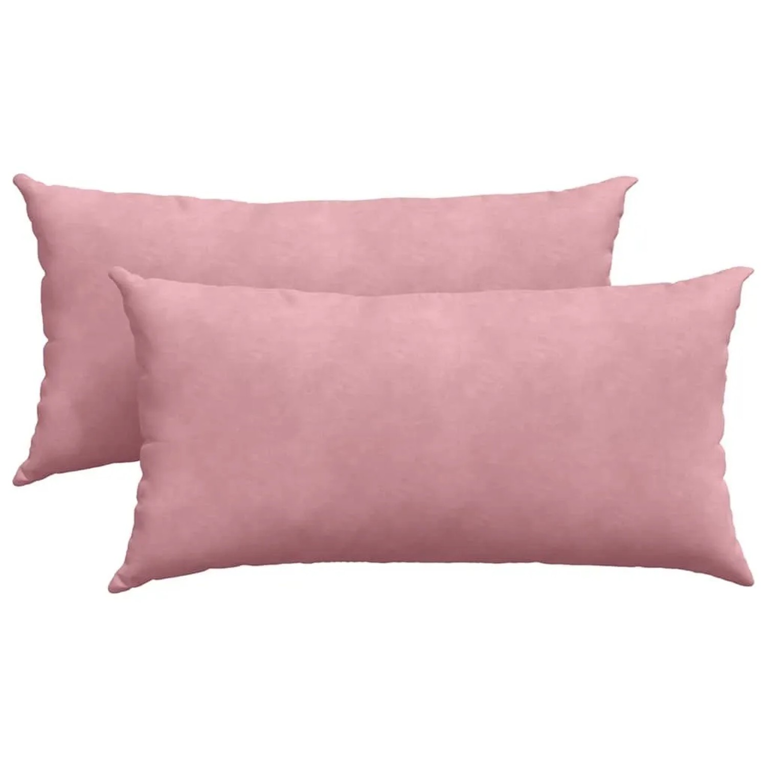 vidaXL Sofakissen 2 Stück Rosa 80 x 40 cm Cordstoff 42013717