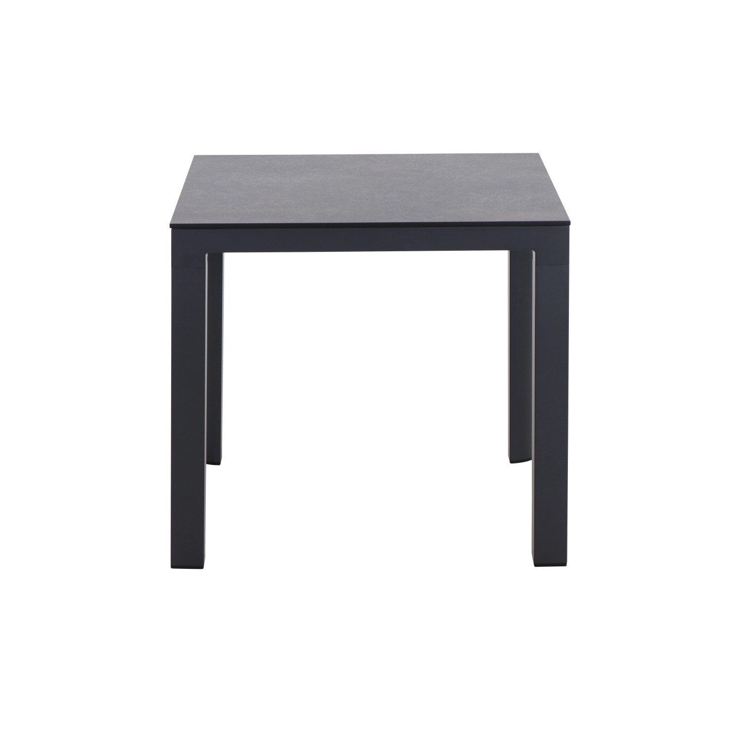 Rechteckiger Siena Garden Gartentisch Silva in Titan, 80x80 cm, ideal für Balkon und Garten.