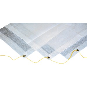 Seilflechter Bootsplane, 6x12m, verstärkt mit Ösen. Ideal als Boot-Zubehör.