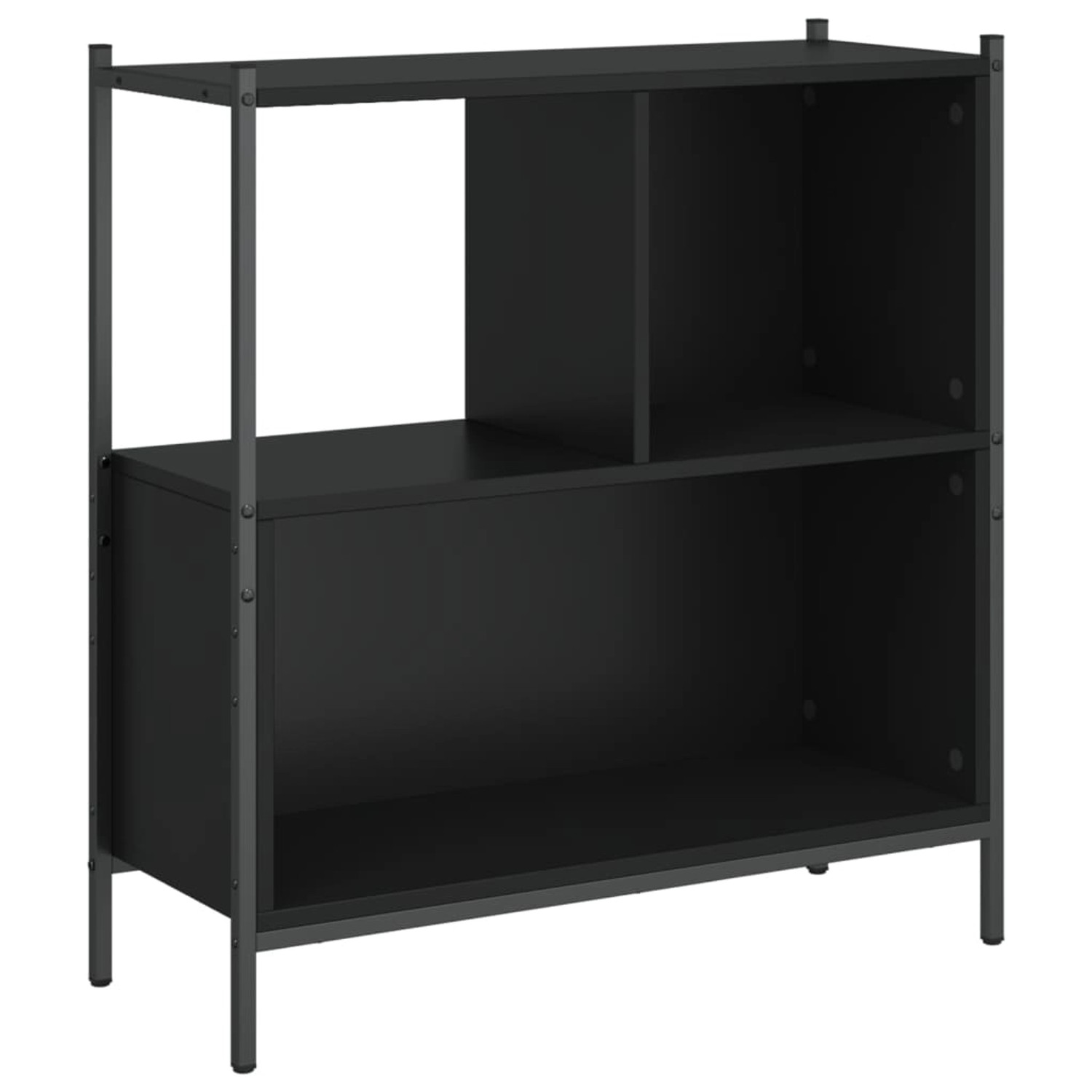 vidaXL Bücherregal Bücherregal Schwarz 72x28x77,5 cm Spanplatte günstig online kaufen