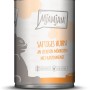 Mjamjam Nassfutter Saftiges Huhn mit Möhrchen, 400g Dose für Katzen.