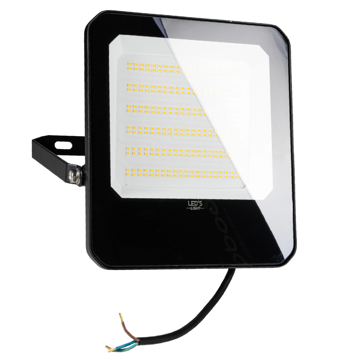 LED's light LED Wandstrahler 100W 14000lm 4000K IP65 IK07 Schwarz günstig online kaufen