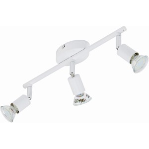 Briloner LED-Spot Simple, 3-flammig, weiß, schwenkbare Strahler.