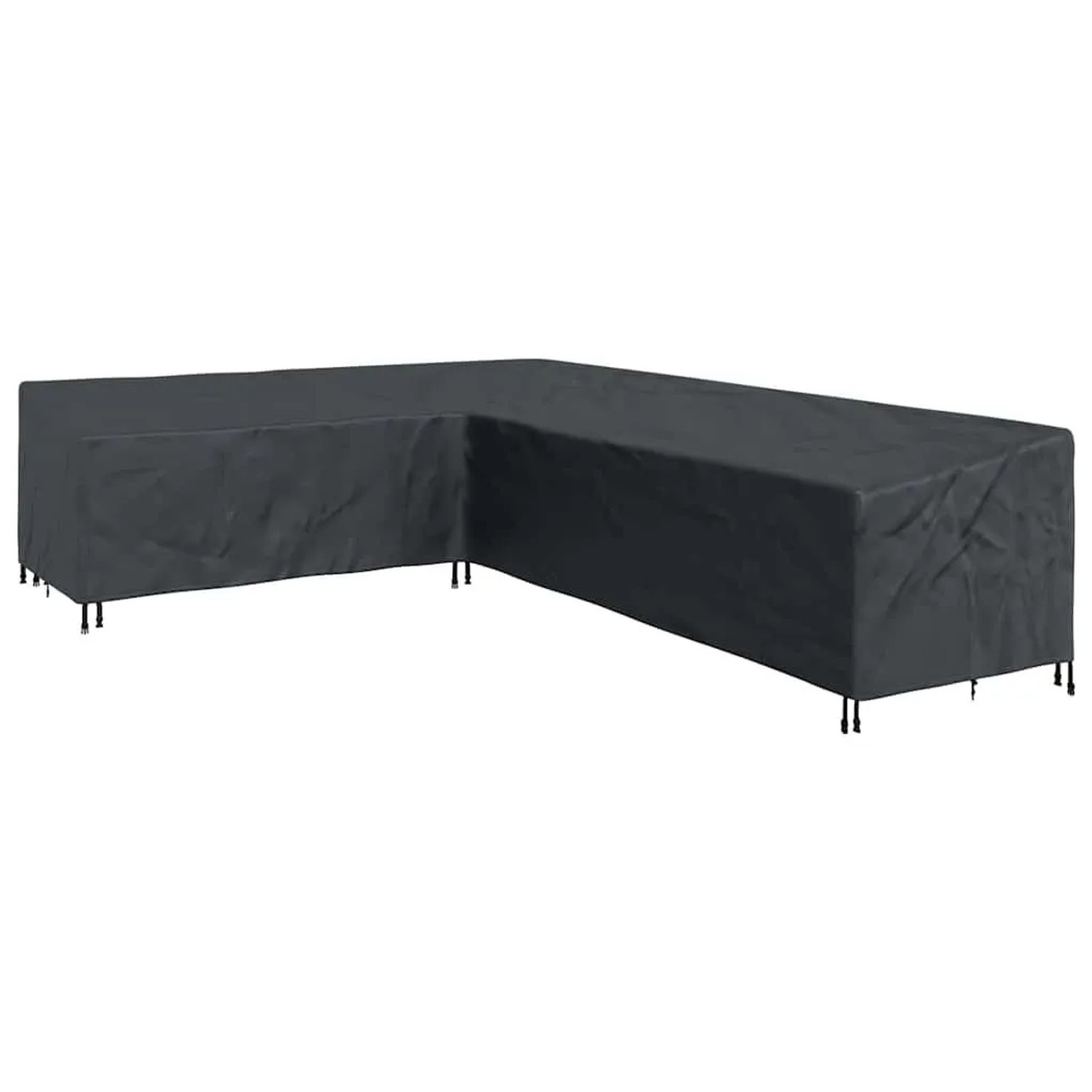 vidaXL Möbelbezug Schwarz 330 x 255 x 80 cm 600D Oxford Stoff 4105698 günstig online kaufen