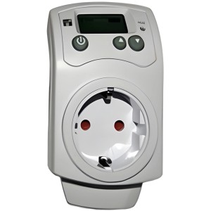 Ximax Steckdosen-Thermostat in Weiß zur Temperaturregelung von Heizgeräten.