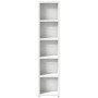 vidaXL CD-Regale 2 Stk Weiß 21x16x93,5 cm Holzwerkstoff 802696_6