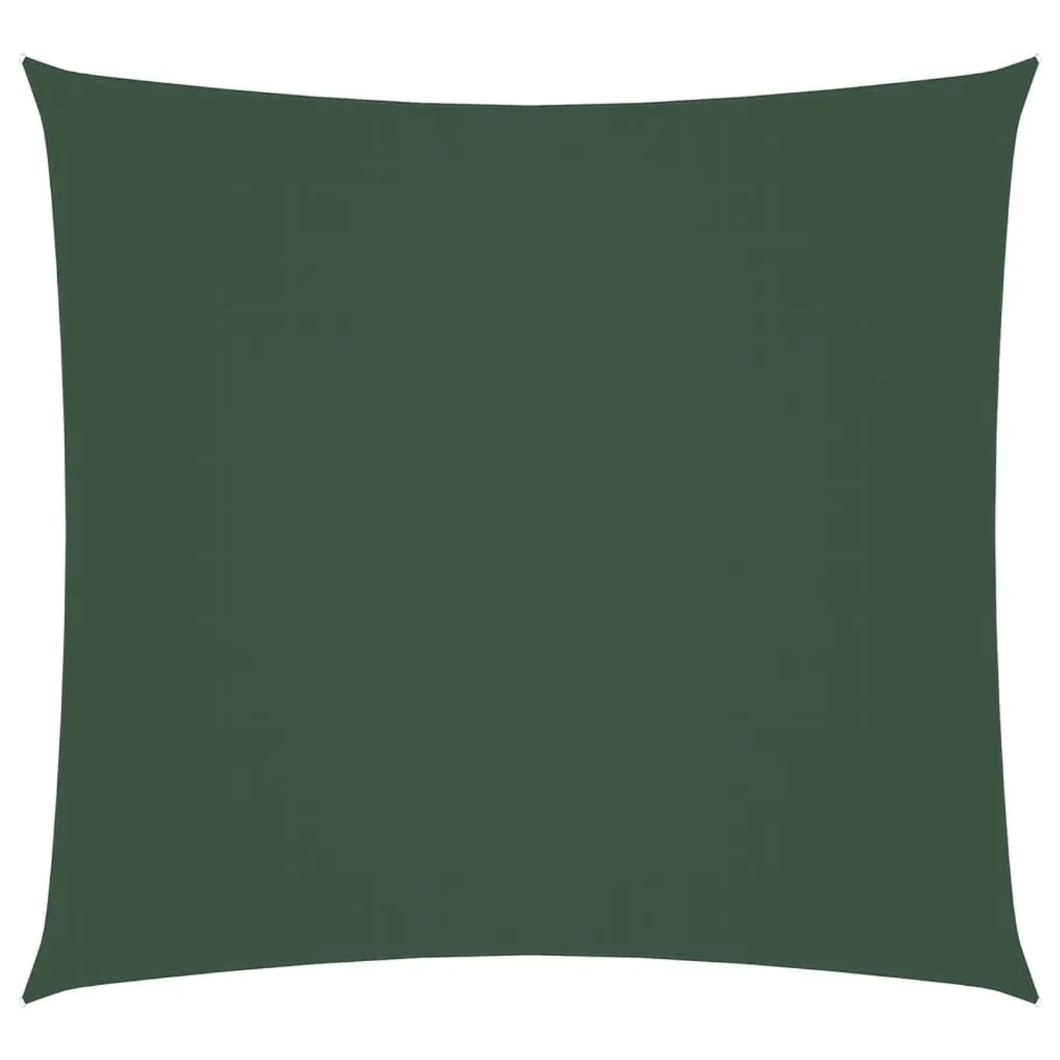 Furnicato Sonnensegel Oxford-gewebe Quadratisch 5x5 M Dunkelgrün