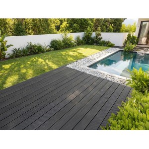 Terrassendiele WPC Anthrazit 2,1 cm x 14,5 cm x 220 cm