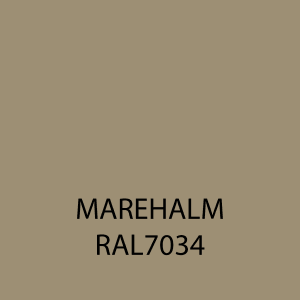 Farbfeld der Bondex Wetterschutzfarbe RAL 7034 Marehalm.