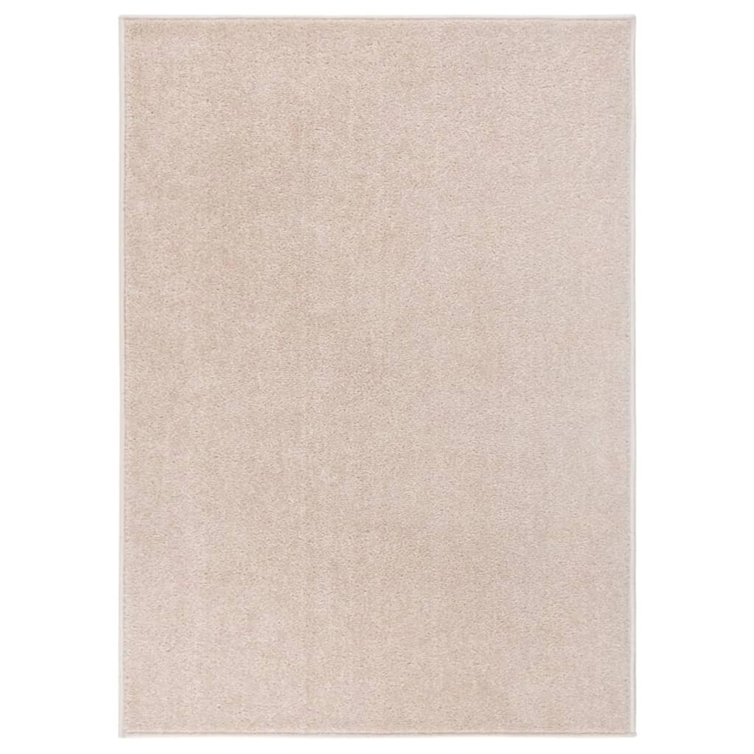 vidaXL Teppich Kurzflor 140x200 Cm Dunkelbeige 1123645 günstig online kaufen