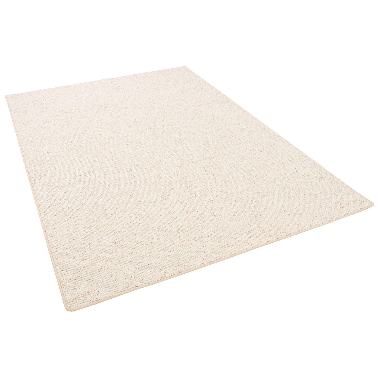 Thumbnail - Snapstyle Luxus Woll-Optik Berber Juna Meliert Beige 100x200cm