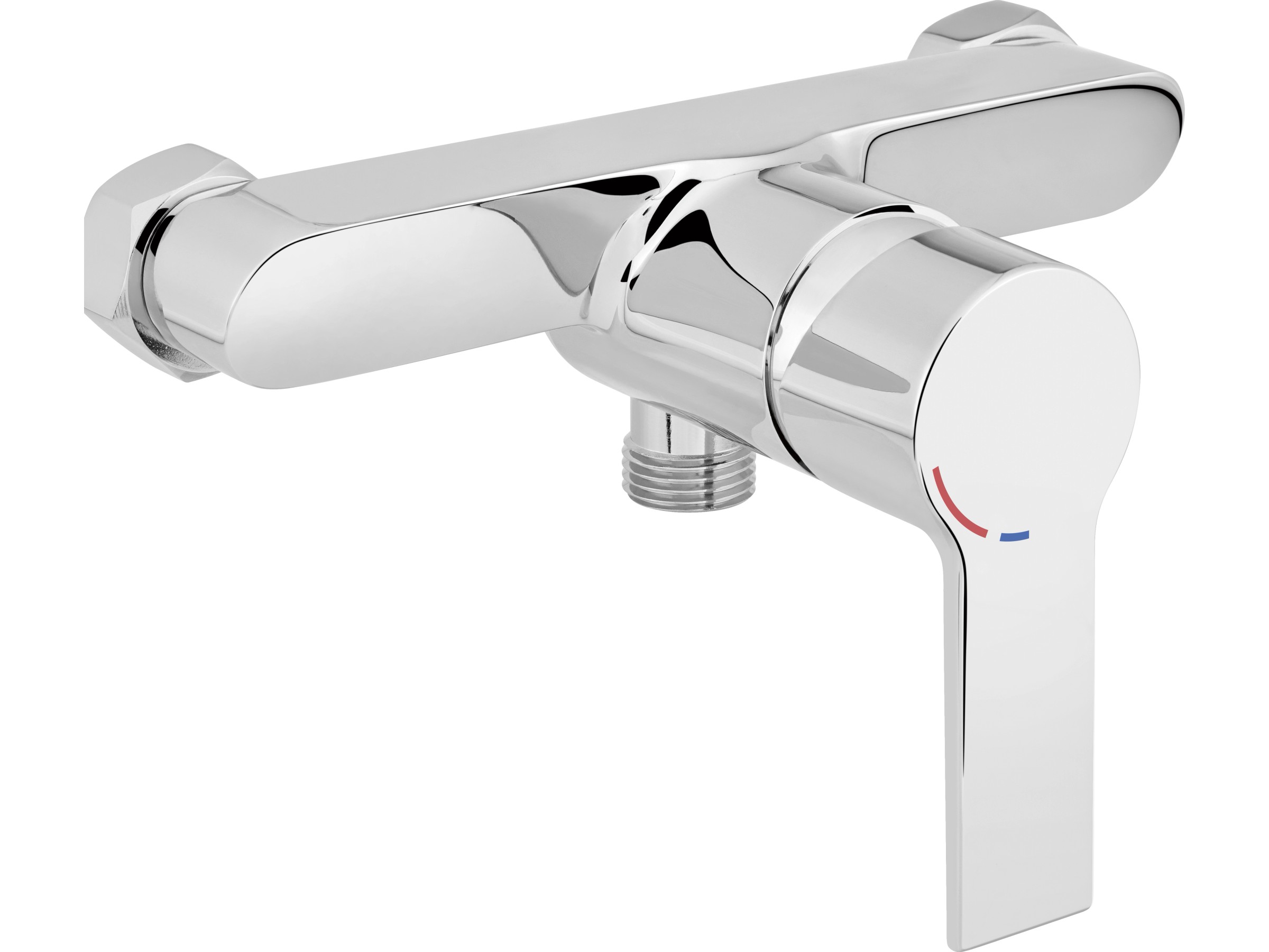 BATHWEST Badewannen-Armatur Mit Duschset – Moderne Einhebel-Mischbatterie In Chrom