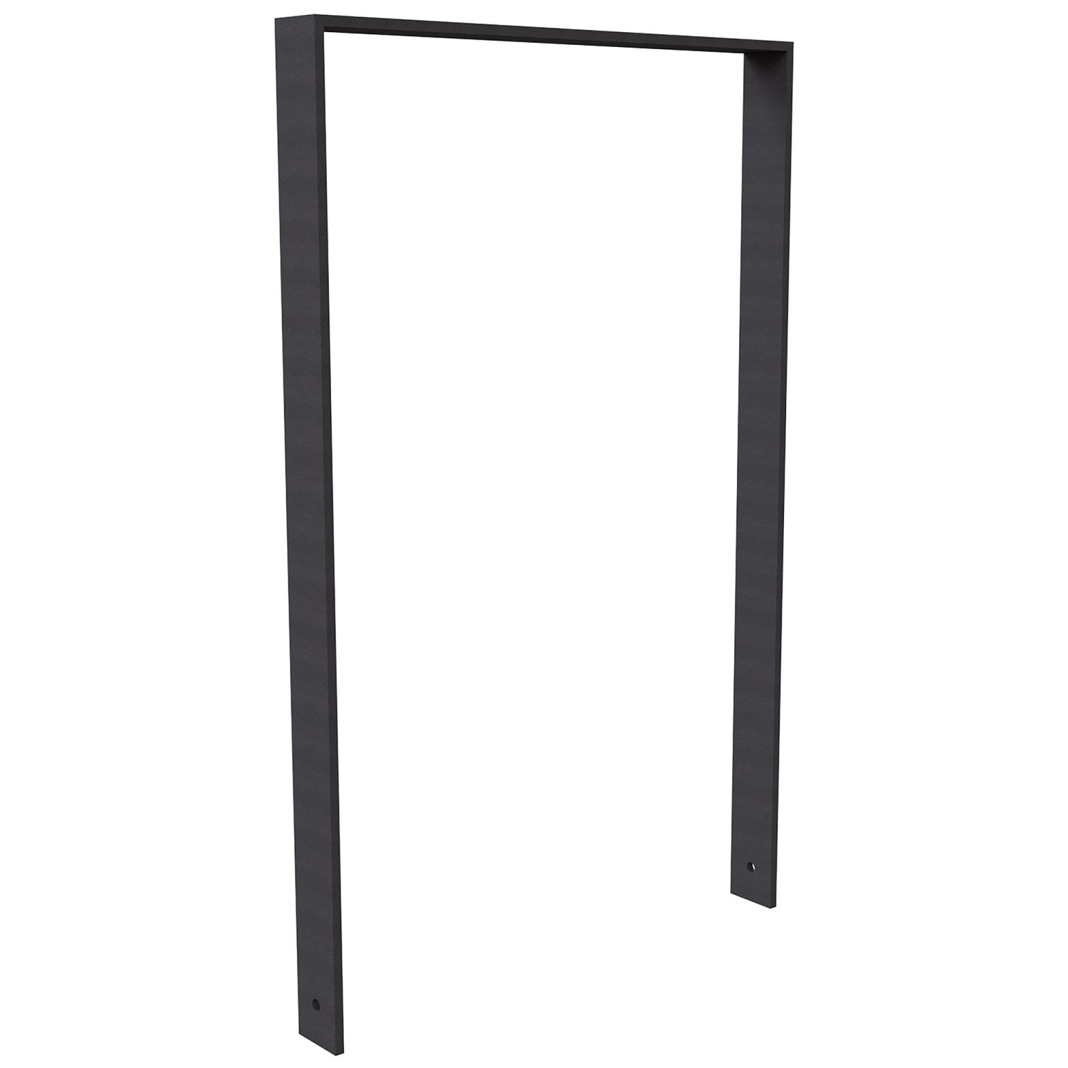 Schake Anlehnbügel Flachstahl Ohne Querholm1.200 mm x 750 mm Eisengrau