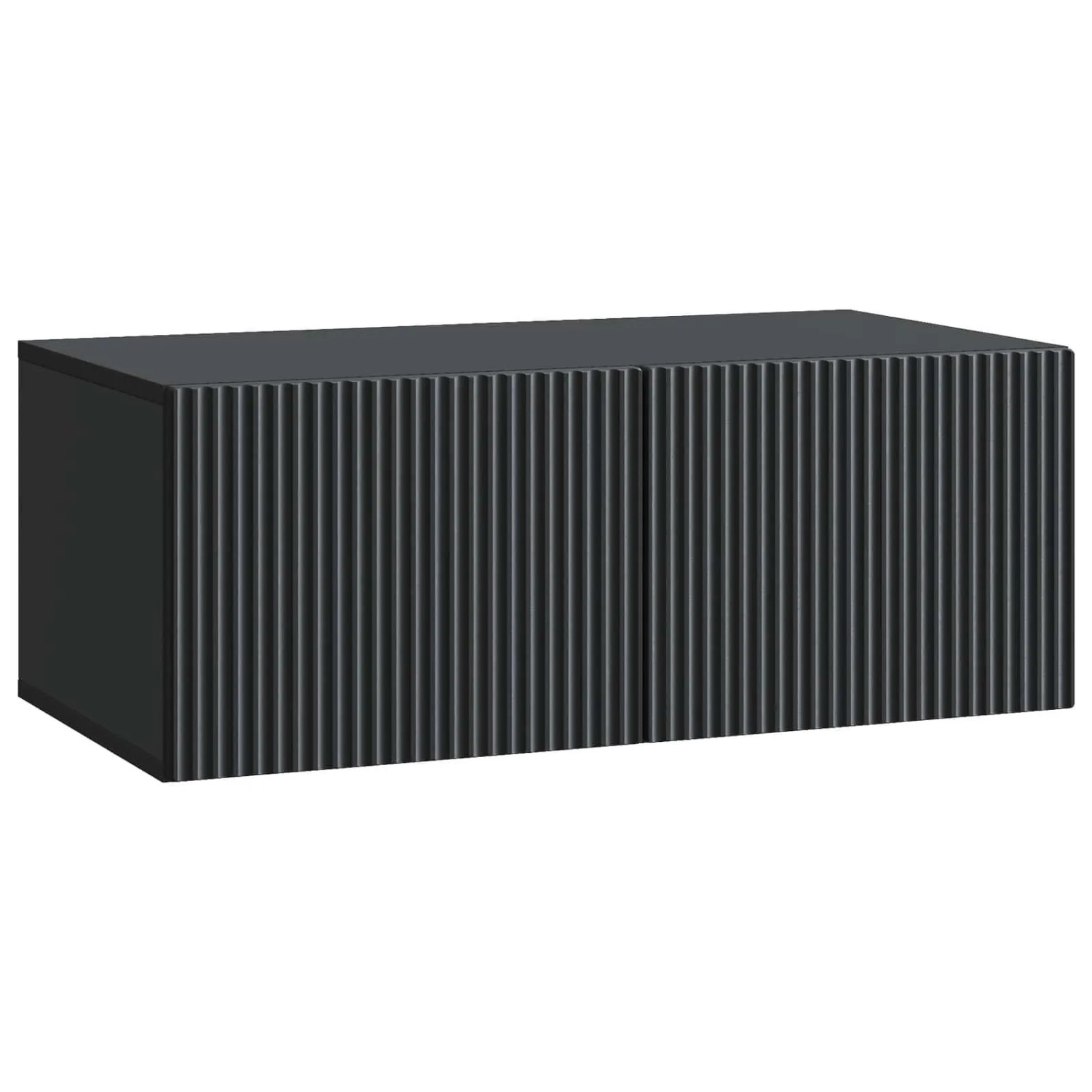 vidaXL Wandmontierter TV-Schrank Schwarz 78,5 x 41 x 30 cm 898516