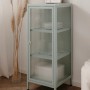 Furn.Design Vitrine Metall Mintgrün 40 x 102 cm 1-türig 3 Fächer Maram_6
