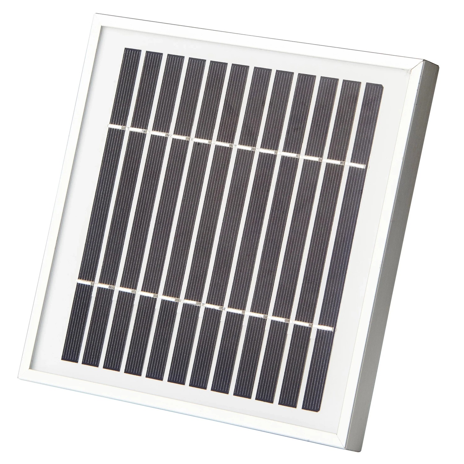 Solarpanel des Heissner Teich- und Gartenlicht Sets mit Farbwechsel.
