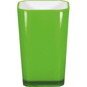 Grüner Zahnputzbecher "Easy" von Kleine Wolke, Kunststoff, Badaccessoire.