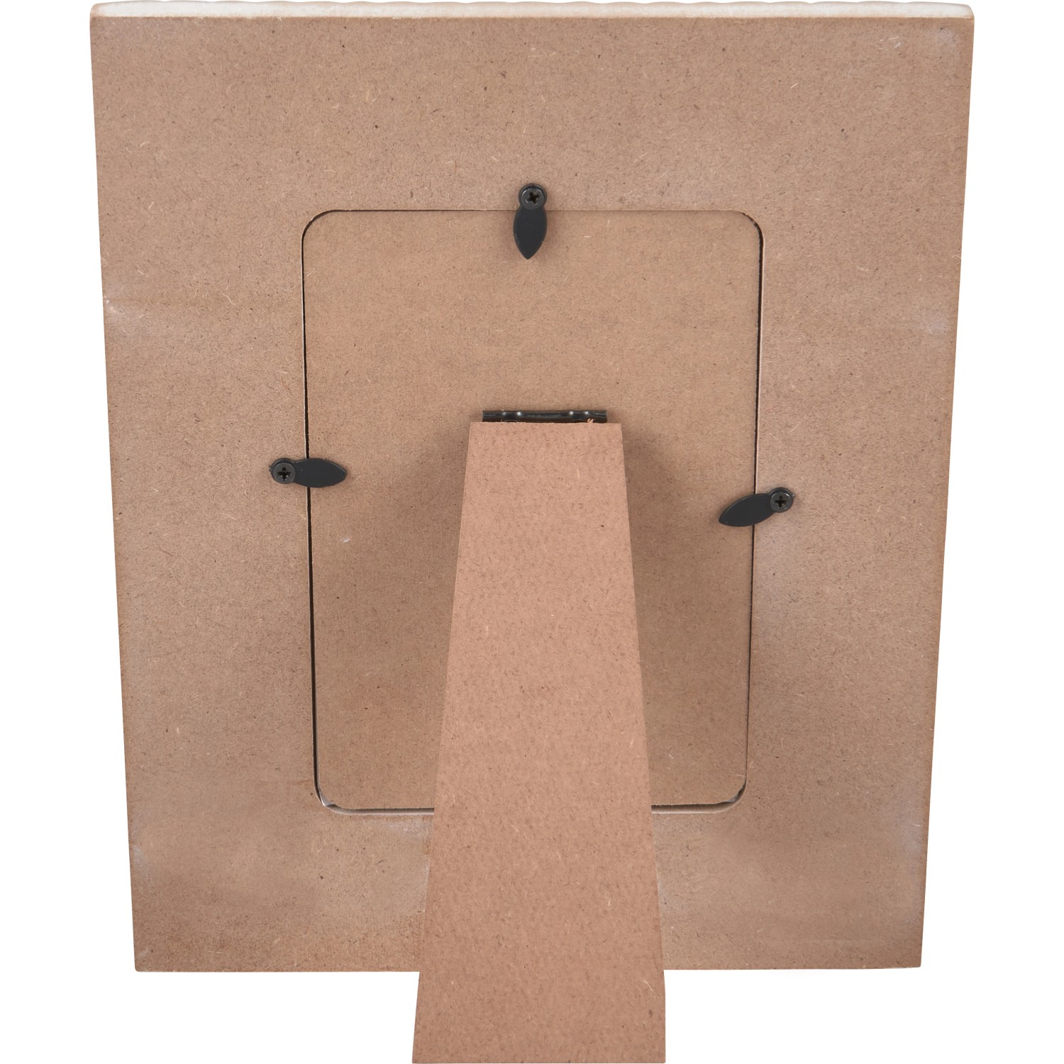 Rückseite des Natur Bilderrahmen Desert Flower MDF 10x15 cm mit Aufsteller.