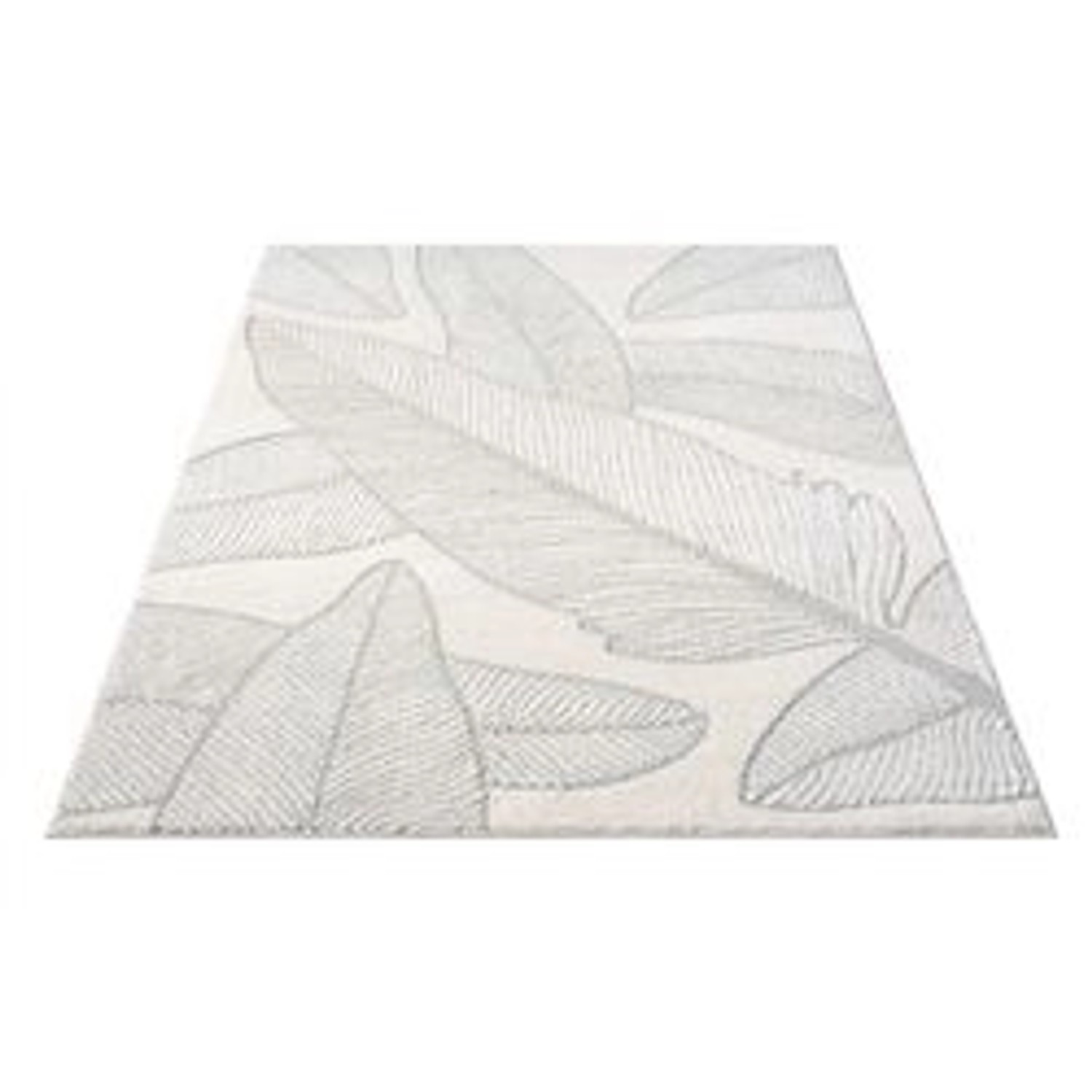 payé Teppich Ello 0629 Boho Flachflor 160x230 cm Grau