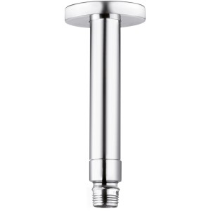 Schulte Deckenarm rund, Chrom, für Kopfbrausen im Duschbereich.