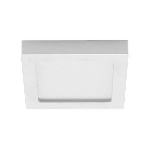 PRIOS LED Deckenleuchte Alette 9917062 Modern in Weiß aus Aluminium 1-flammig Badezimmerleuchte