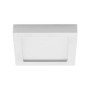 PRIOS LED Deckenleuchte Alette 9917062 Modern in Weiß aus Aluminium 1-flammig Badezimmerleuchte