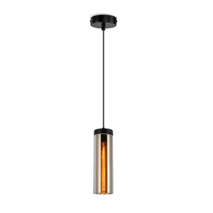 ZMH Pendelleuchte 1 flammig E27 Glas Hängeleuchte für Esszimmer Küche Schlafzimmer