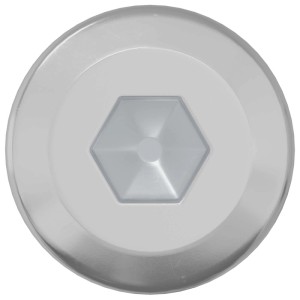 Silberne vidaXL Schraube M6 x 12 mm mit Sperre, 2er-Set, Stahlschraube.