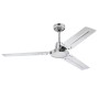 WESTINGHOUSE Deckenventilator Industrial, 122 cm, Chrom, mit Wandschalter.