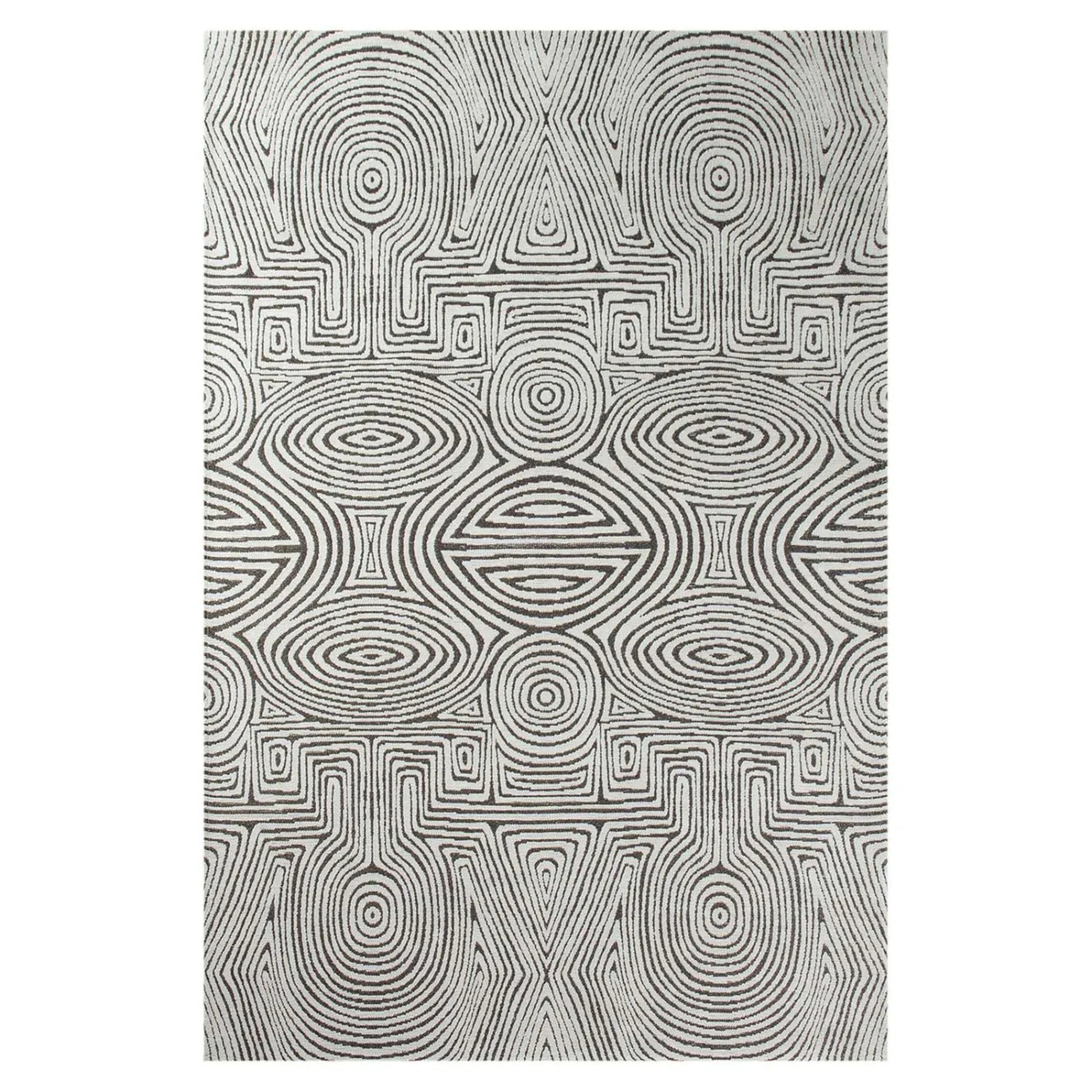 Lola&Moi Teppich Ebony Ivory Elfenbein 140x200cm