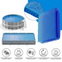 Blaue OK-Living Solarfolie 600 cm als Pool Abdeckung für runde und eckige Pools.