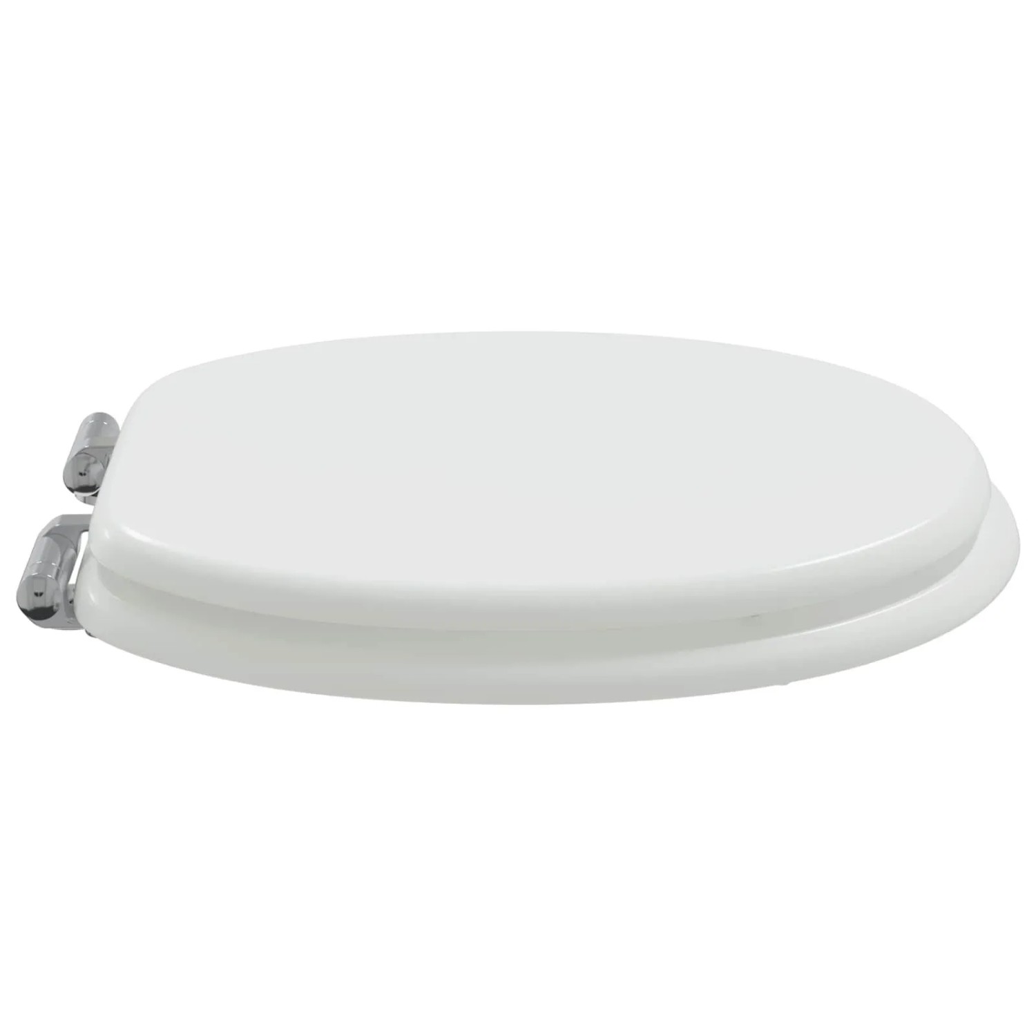 vidaXL Soft-Close Toilettensitz 2 Stk Weiß 44 x 38 cm MDF-Platte 3414529_4