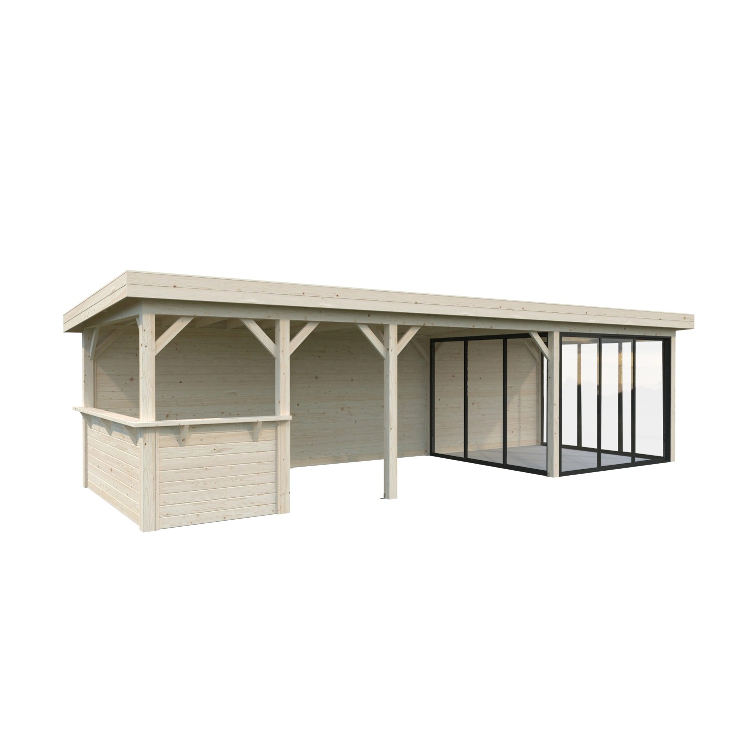 Palmako Pavillon Lenna Set 416 Slide Transparent 876 cm x 300 cm FSC® günstig online kaufen