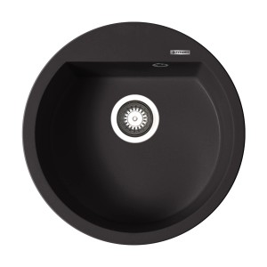 Pyramis Pyragranitespüle Alazia Rund 1B Ø 51 cm Volcano