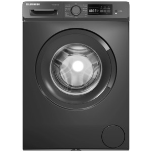 Telefunken Waschmaschine, 7kg, Dark Inox Frontlader mit Inverter Motor und Schontrommel.