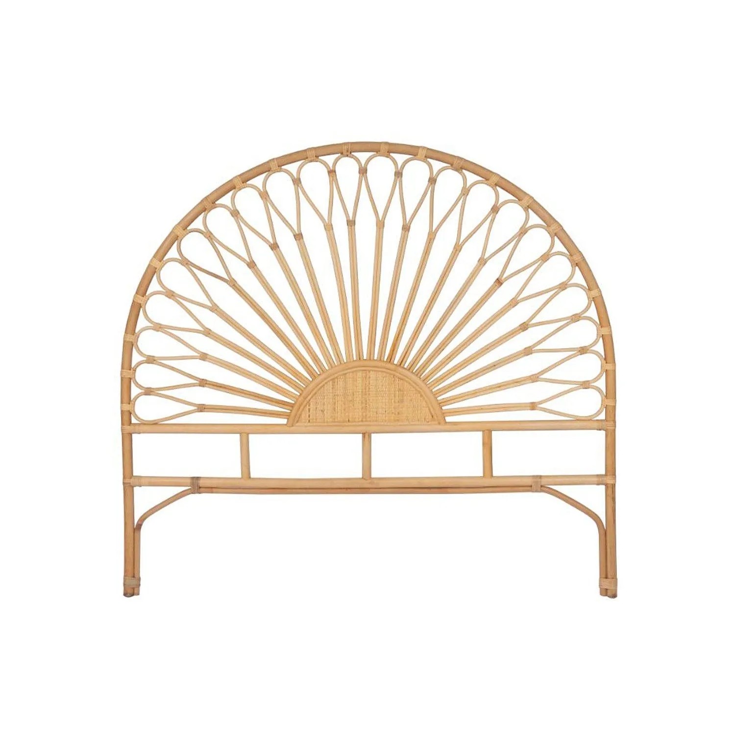 Vente-unique Bettkopfteil Solia Naturfarben Hell 145 cm