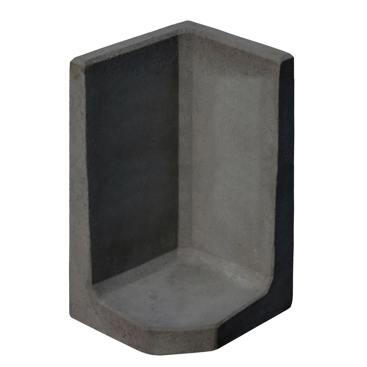 Diephaus L-Steinecke Anthrazit 80 cm x 50 cm x 50 cm x 7 cm